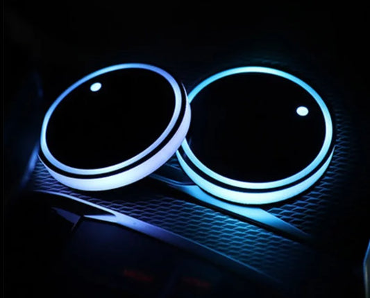 Set 2 Suport de Pahar Auto cu Led Ambiental - Carzs