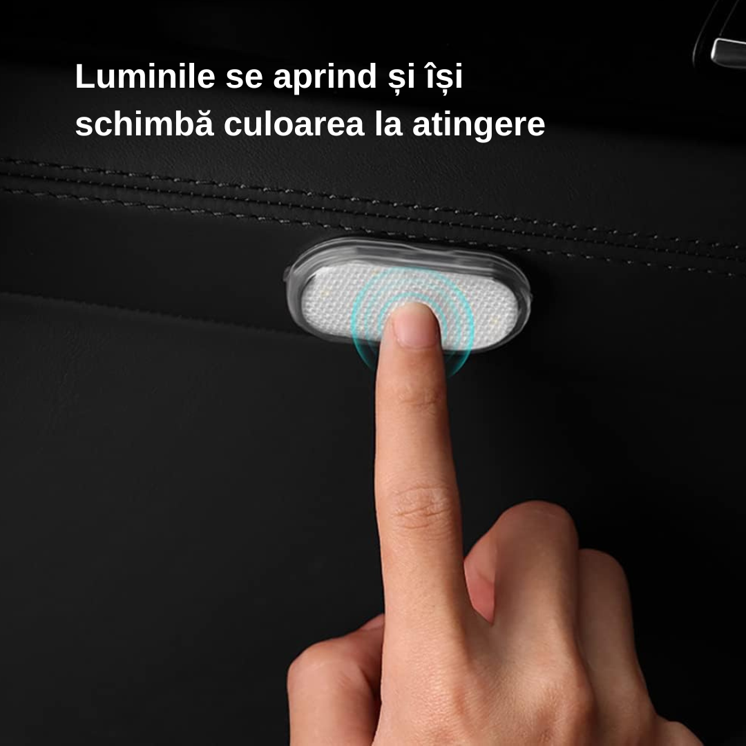 Lumini Ambientale Wireless Pentru Interiorul Mașinii - Carzs